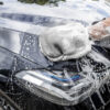 MOJE AUTO γάντι καθαρισμού αυτοκινήτου 19-639, μάλλινο, 18x26cm, γκρι