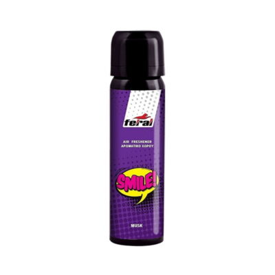 Αρωματικό Αυτοκινήτου Spray Feral Speech Collection SMILE Musk 70ml – Car air freshener