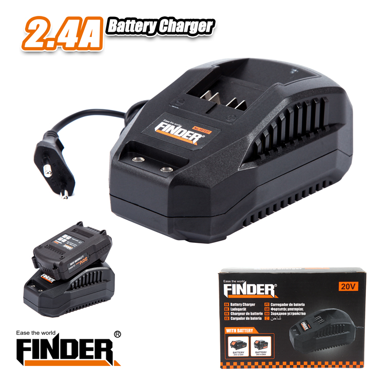 Φορτιστής μπαταρίας Λιθίου - 20V - 2.4A - Finder - 197237
