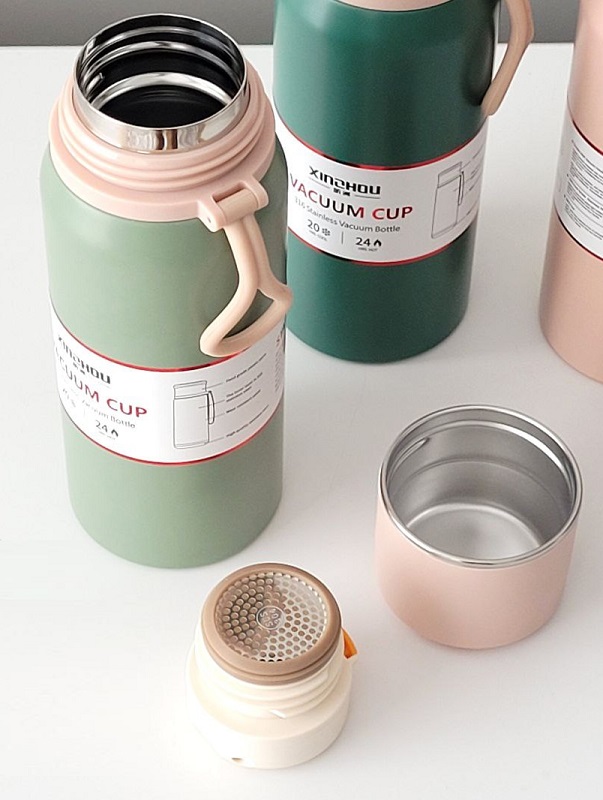 Φορητό παγούρι-θερμός - XZ7763 - 500ml - 207636 - Pink