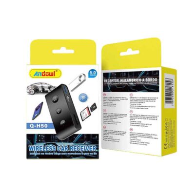 Andowl Ασύρματος Δέκτης Αυτοκινήτου Q-H50 Bluetooth–  Wireless Car Receiver