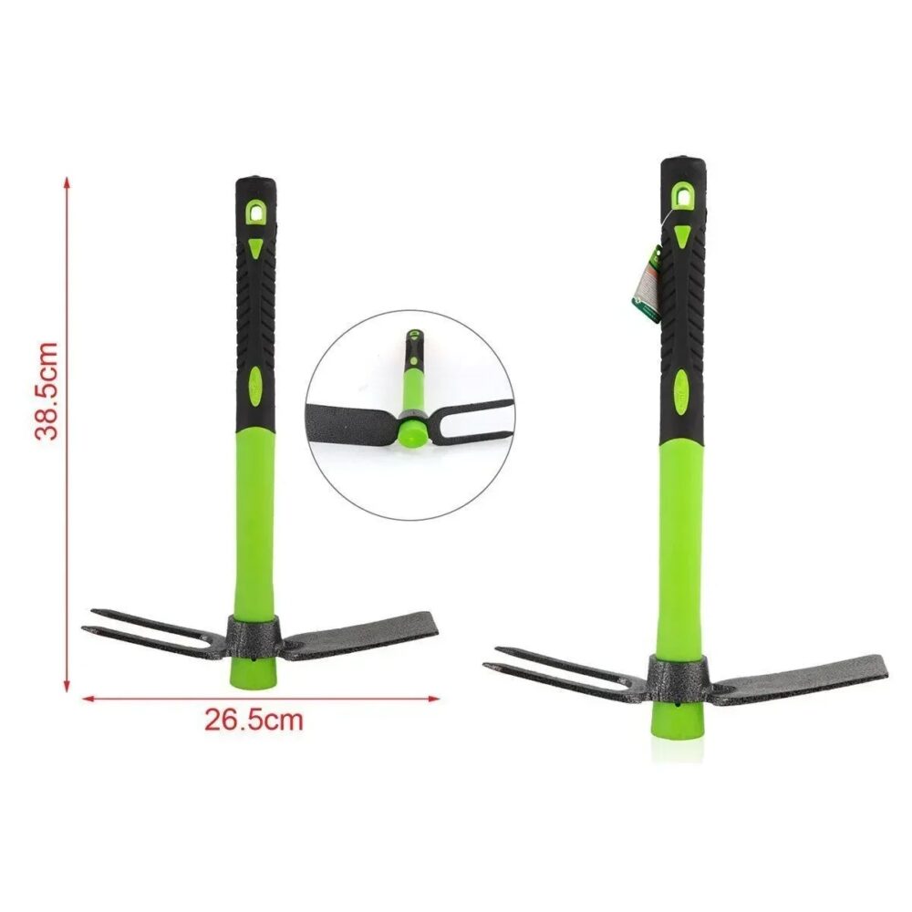 KMT Τσάπα-Αξίνα Κήπου Με Λαστιχένια Λαβή 38.5cm  - KMT Tools Garden Hoe-Pickaxe With Rubber Handle