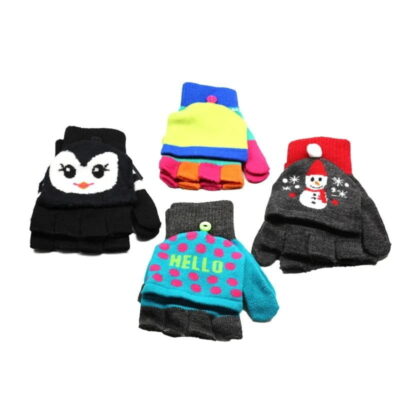 Χειμωνιάτικα παιδικά γάντια - Winter fingerless gloves for kids