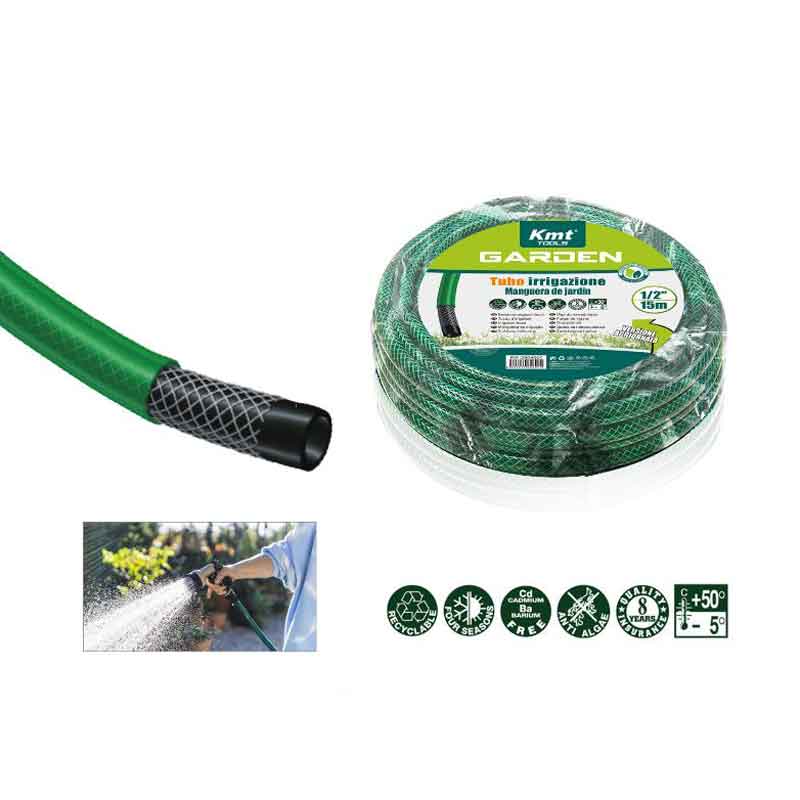 KMT Tools Λάστιχο Ποτίσματος 15 Μέτρα - Irrigation Hose