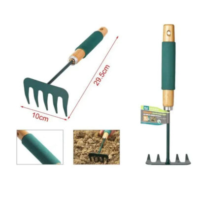 KMT Τσουγκράνα Κήπου Μικρή Χειρός 29.5 cm - Small Hand Garden Rake KMT Tools