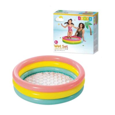 Intex παιδική πισίνα φουσκωτή #58924NP 86cm x 25cm - Wet Set Three-ring pool