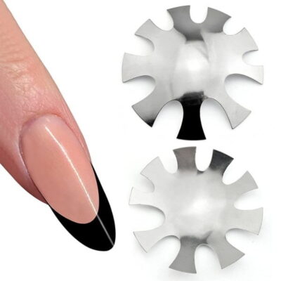 Στένσιλ Γαλλικού Νυχιών Nail Art Easy French – Μεταλλικό καλούπι γαλλικού