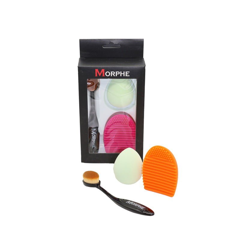 Σετ σφουγκαράκι και πινέλο μακιγιάζ - Make-up brush and sponge