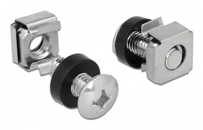 DELOCK σετ βίδες με παξιμάδια 42420 για rack, M6/16mm, 20τμχ