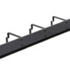 DELOCK cable management 42496 για rack 19"/1U, 5x γάντζοι, μαύρο