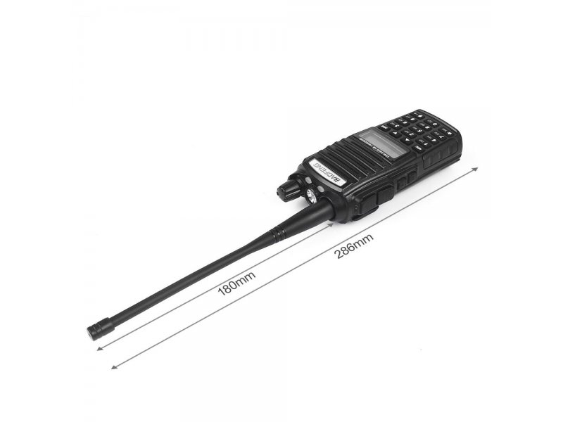 Φορητός πομποδέκτης - UHF/VHF - 5W - UV82 - Baofeng - 463082