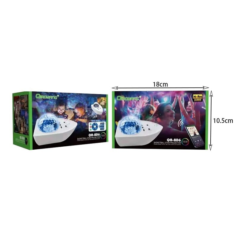 Qiaoyang φωτορυθμικό QA-BD6 - Qiaoyang basketball star projector QA-BD6