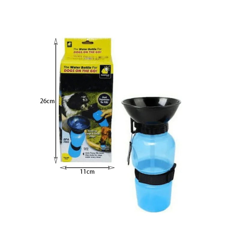 Πλαστικό Μπουκάλι Νερού για Σκύλο 500ml - Water bottle