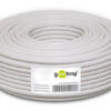 GOOBAY καλώδιο κεραίας 51510, 100dB, 75Ω, CCS, 25m, λευκό