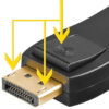 GOOBAY αντάπτορας DisplayPort σε HDMI 51719, 1920x1200p, μαύρος