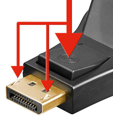 GOOBAY αντάπτορας DisplayPort σε DVI-D 1.1 51720, gold-plated, μαύρος