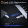 CABLETIME αντάπτορας USB-C σε USB CT-CMAFOTG, 5Gbps, γκρι
