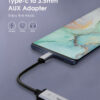 CABLETIME αντάπτορας USB-C σε USB-C & 3.5mm CT-CMACD, γκρι