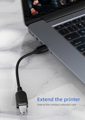 CABLETIME καλώδιο προέκτασης USB CT-AMAF2, 3A, 480Mbps, 1m, μαύρο