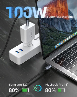 CABLETIME καλώδιο USB-C CT-CMCM2, USB 3.1, 100W, 20Gbps, 4K, 1.5m, μαύρο