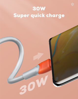 LDNIO καλώδιο USB-C σε USB LS601, 30W, 1m, γκρι