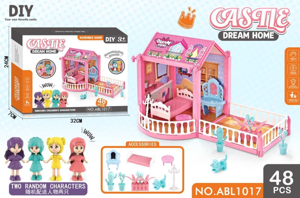 Κουκλόσπιτο DIY - Dream Home - ABL-1017 - 48pcs - 333221
