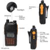 Φορητός πομποδέκτης – UHF/VHF – 7W – UV-6R – Baofeng - 563006