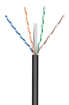 GOOBAY καλώδιο δικτύου 57293, CAT 6 U/UTP, CCA, έως 50m, 100m, μαύρο
