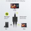 GOOBAY HDMI switch 58486, 2-in σε 1-out, 4K/60Hz, μαύρο