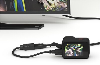 GOOBAY καλώδιο micro HDMI σε HDMI 58683, 4K/60Hz, 0.15m, μαύρο