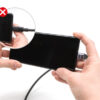 DELOCK αντάπτορας USB-C 60059, αρσενικό σε θηλυκό, 100W, 40Gbps, γκρι