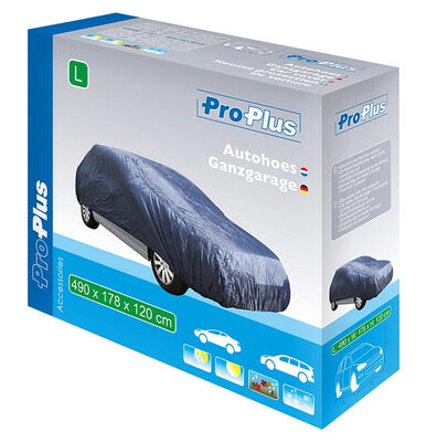 PROPLUS κουκούλα αυτοκινήτου 610152 με θήκη, L 490x178x120cm, μπλε