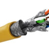 GOOBAY καλώδιο δικτύου 61126, CAT 8.1 S/FTP, copper, GHMT, 25m, κίτρινο