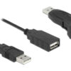 DELOCK αντάπτορας USB σε RS-232 DB9 61506 με καλώδιο USB, 0.8m, μαύρο