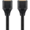 GOOBAY καλώδιο HDMI 2.1 61638, Ethernet, ARC, 8K/60Hz 48 Gbps, 1m, μαύρο