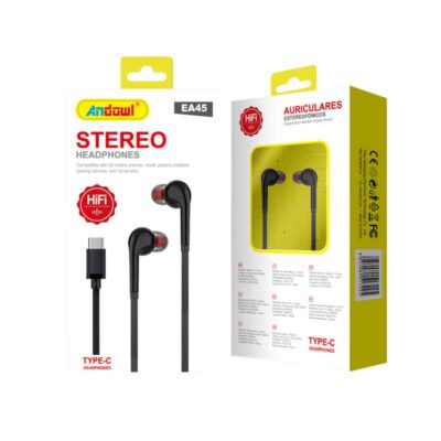 Andowl Ενσύρματα Ακουστικά με AUX 3.5mm EA45 - Earphone