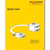 DELOCK HDMI splitter 65226 με Ethernet, 2 σε 1, 1080p, μαύρο