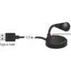 DELOCK USB μικρόφωνο 65868 με βάση και mute button