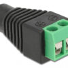 DELOCK αντάπτορας DC 1.35 x 3.5mm θηλυκό σε Terminal Block 2pin 66730