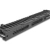 DELOCK cable management 67022 για rack 19"/1U, 3 ανοίγματα, μεταλλικό/πλαστικό, μαύρο