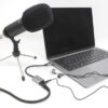DELOCK εξωτερική κάρτα ήχου 67071, 2x 3.5mm, USB-C σύνδεση, γκρι