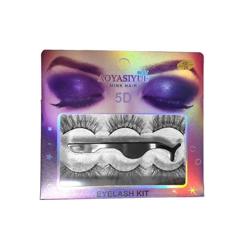 Aoyasiyue Βλεφαρίδες 5D 3 ζευγάρια - Eyelashes