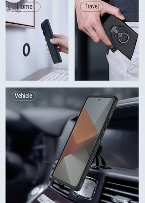 NILLKIN θήκη Super Frosted Shield Magnetic Xiaomi Note 13 Pro Plus μαύρη