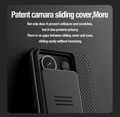 NILLKIN θήκη CamShield Pro για Xiaomi Redmi Note 13 Pro/Pro 5G/Poco X6 5G, μπλε