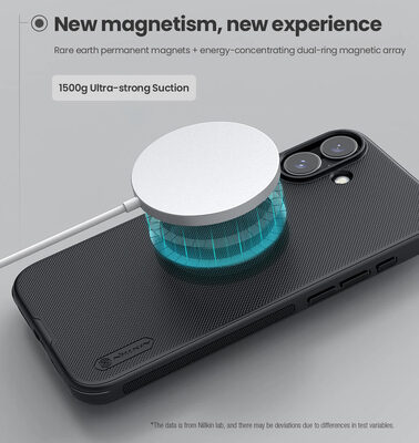 NILLKIN θήκη Super Frosted Shield Pro Magnetic για iPhone 16 Plus, μαύρη
