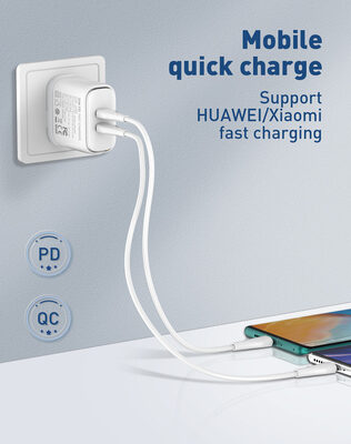 LDNIO καλώδιο USB-C σε USB-C LC611C, 65W PD, 1m, λευκό