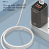 LDNIO καλώδιο Lightning σε USB-C LC861I, 30W PD, 1m, γκρι