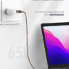 LDNIO καλώδιο USB-C σε USB-C LC811C, 65W PD, 1m, γκρι
