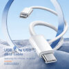 LDNIO καλώδιο USB-C LC901C, 65W PD, 480Mbps, 1m, λευκό