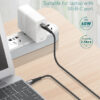 LDNIO καλώδιο USB-C σε USB-C LC101, 65W PD, 1m, γκρι